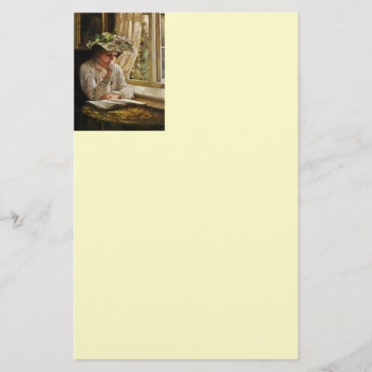 レディ読ズ・バイ・ウィンドウ 便箋 (正面)