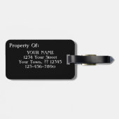 レディ遊ズルテファインアートルネッサンス絵を描ズ ラゲッジタグ (裏面横)