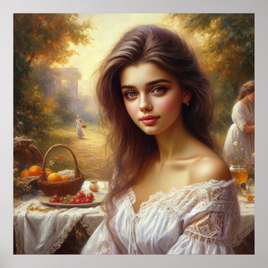 レディ魅力的ビクトリアンー ポスター (正面)