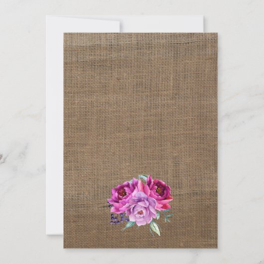 レディ90thサプライズ誕生日パーティーの招待状 招待状 (裏面)