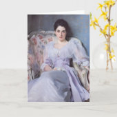 レディ・アグニュー素晴らしアート カード (黄色い花)