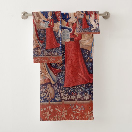 『レディ・アンド・ユニコーン中世タペストリーの欲望』 バスタオルセット (インサイチュ)