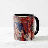 『レディ・アンド・ユニコーン中世タペストリーの欲望』 マグカップ (正面右)