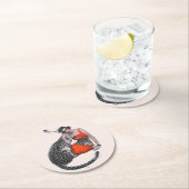 レディ・アンド・レパード ラウンドペーパーコースター (インサイチュ)