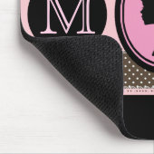 レディ・エレガントモノグラム マウスパッド (コーナー)