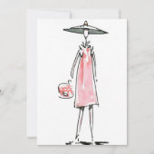 レディ·オフ·トゥ·ランチ·招待状 招待状 (正面)