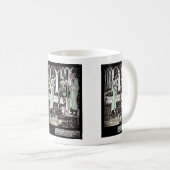 レディ・オブ・ザ・レイクがエクスカリバーについて語る コーヒーマグカップ (正面右)