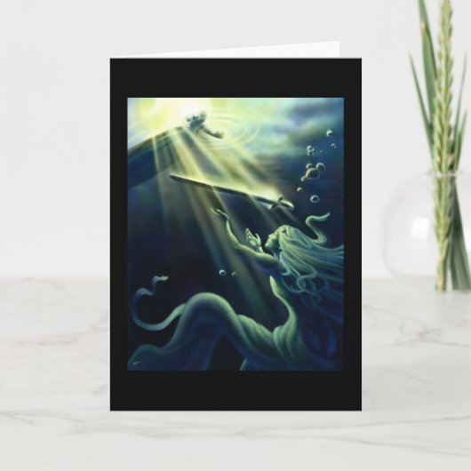 レディ·オブ·ザ·レイク·プレゼンティング·エクスカリバー カード (正面)