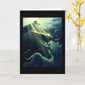 レディ·オブ·ザ·レイク·プレゼンティング·エクスカリバー カード (黄色い花)