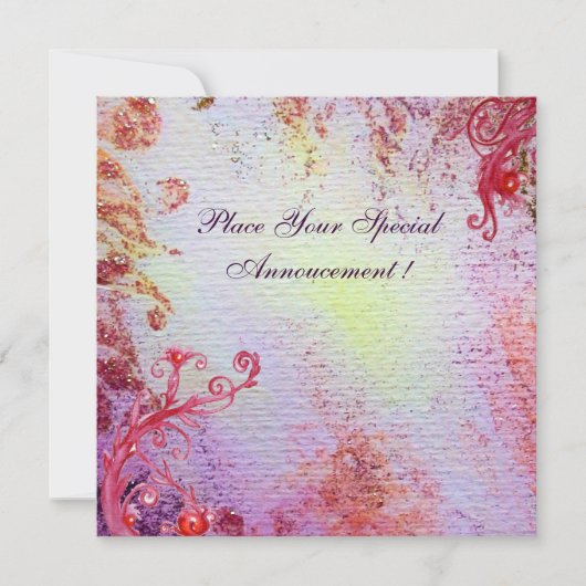 レディ・オブ・ザ・レイク , 鮮やかな明るい青とピンク (正面)