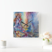 レディ·オブ·レイク/魔法と謎 スクエア壁時計 (ホーム)