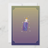 レディ・ガールズピンクで魔女の誕生日パーティーが行く 招待状 (裏面)