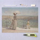 レディ&ガールズ歩くオンザブリッジインヴェローナ 薄葉紙 (クラフト)