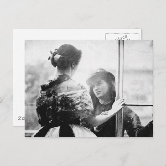 レディ・クレメンティーナ・ハワルデン写真家1863 ポストカード (正面/裏面)