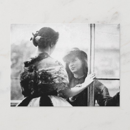 レディ・クレメンティーナ・ハワルデン写真家1863 ポストカード (正面)