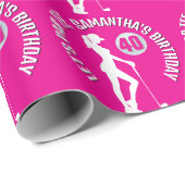 レディ・ゴルファーお気に入りのへのハッピーバースデー ラッピングペーパー (ロールコーナー)