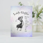 レディ·ゴルファー 出欠カード (スタンド正面)