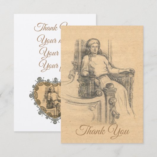 レディ サンキューカード (正面/裏面)