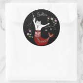 レディ・ジャスティスの人魚ネコ ラウンドシール (バッグ)