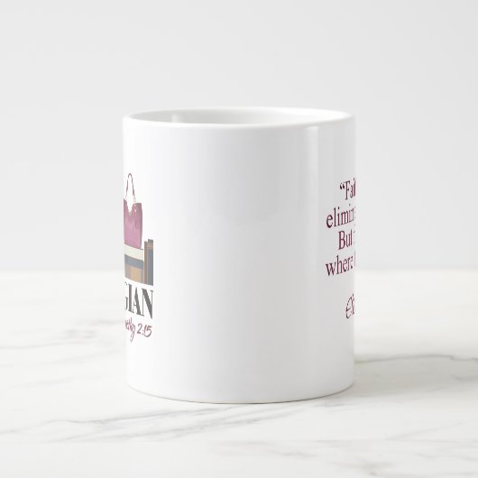 "レディ・セオロシアン" JUMBO Mug (Elliot引用文付) ジャンボコーヒーマグカップ (正面)