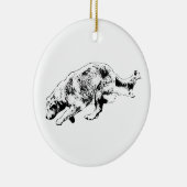 レディ・セット・ジョイ ゴールデン メモリアル セラミックオーナメント (右)