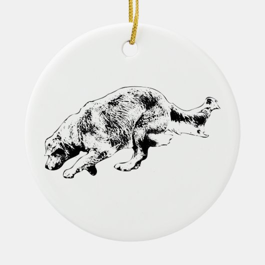 レディ・セット・ジョイ ゴールデン メモリアル セラミックオーナメント (正面)