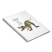 レディ、セット、移動 – 恐竜の旅行ジャーナル ノートブック (右側)