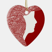 レディ セラミックオーナメント (右)