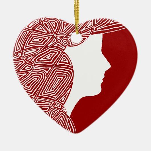 レディ セラミックオーナメント (正面)