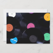 レディ・トゥ・グルーブ レトロ ミュージック ビニール 60年代 70年代 招待状 (裏面)