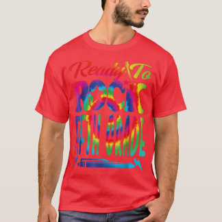 レディ・トゥ・ロック5年生新学期絞り染めT Tシャツ