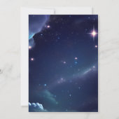 レディ ネイチャー ギャラクシー ミスティカル スターリー ナイト スウィート16 招待状 (裏面)