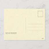 レディ・バニーがイースターの喜びをもたらす シーズンポストカード (裏面)