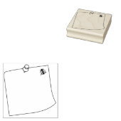 レディ・バード、それをジャーナル・フレームにポスト ラバースタンプ (押印)