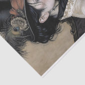 レディ・ビクトリアンパロット・デコペ 薄葉紙 (詳細)