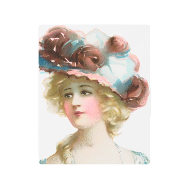 レディ・ビクトリアンメタル・アート メタルプリント (正面)