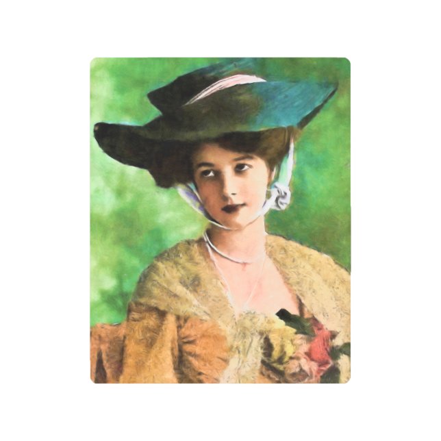 レディ・ビクトリアンメタル・アート メタルプリント (正面)