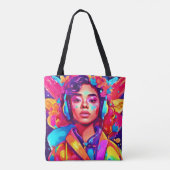 レディ・ファンキーデジタル・アートワーク トートバッグ (裏面)