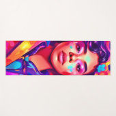 レディ・ファンキーデジタル・アートワーク ヨガマット (正面(横))