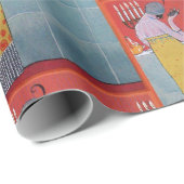 レディ＆フルーツ テーブル セット アールデコ ビューティー ファッション ラッピングペーパー (ロールコーナー)