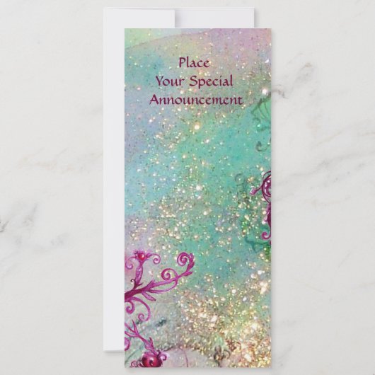 レディ ブルー マスク エレガント マスカレード パーティー プログラム (裏面)