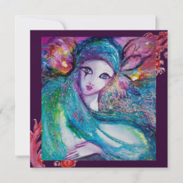 レディ ブルー マスク マスカレード パーティー, 赤紫の渦巻き 招待状