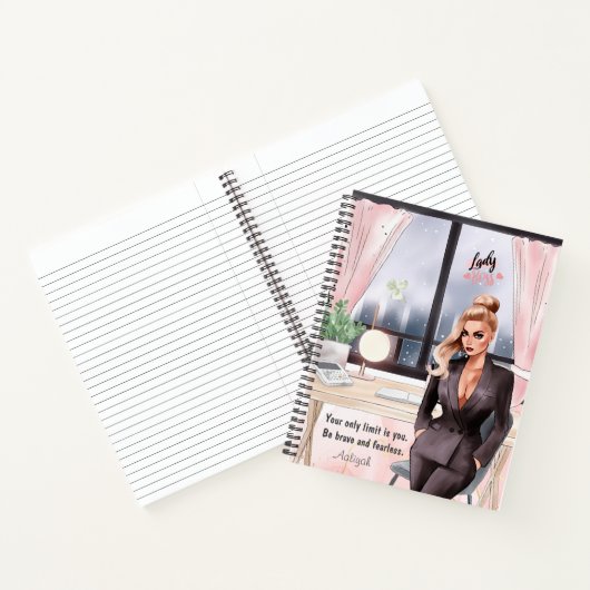 レディ・ボスがあなたの内なる力を解放 ノートブック (内部)