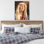 レディ・マドンナ祈ズ(ヴァージン・メアリー) （クリスチャン・アート） キャンバスプリント (インサイチュ (寝室))