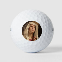 レディ・マドンナ祈ズ(ヴァージン・メアリー) （クリスチャン・アート） ゴルフボール