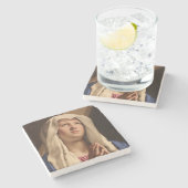 レディ・マドンナ祈ズ(ヴァージン・メアリー) （クリスチャン・アート） ストーンコースター (横)