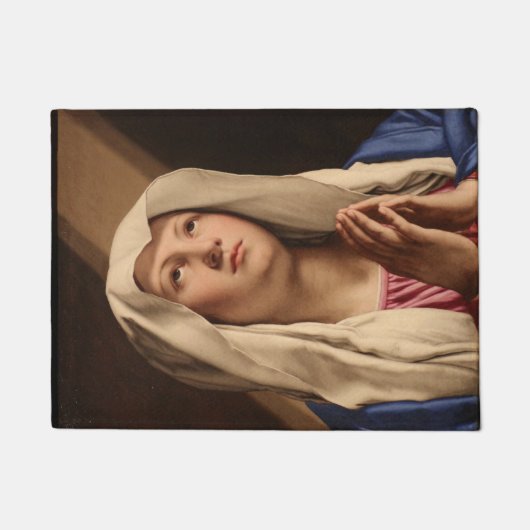 レディ・マドンナ祈ズ(ヴァージン・メアリー) （クリスチャン・アート） ドアマット (正面)