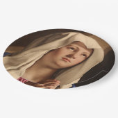 レディ・マドンナ祈ズ(ヴァージン・メアリー) （クリスチャン・アート） ペーパープレート (アングル)