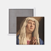 レディ・マドンナ祈ズ(ヴァージン・メアリー) (クリスチャン・アート) マグネット (正面/裏面)