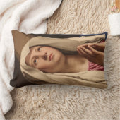 レディ・マドンナ祈ズ(ヴァージン・メアリー) （クリスチャン・アート） ランバークッション (ブランケット)